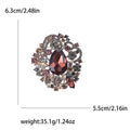 Alloy Crystal Bohemian Brooch Pin For Elegant Versatile Clothing Accessories view 5