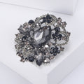 Alloy Crystal Bohemian Brooch Pin For Elegant Versatile Clothing Accessories view 3
