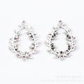 Zinc Alloy Teardrop Leaf Charm Pendant for DIY Necklace Bracelet Jewelry Making view 2