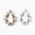 Zinc Alloy Teardrop Leaf Charm Pendant for DIY Necklace Bracelet Jewelry Making view 1