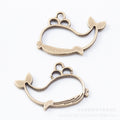Zinc Alloy Whale Charm Pendant No.916901 for DIY Necklace Bracelet Jewelry Making view 3