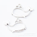 Zinc Alloy Whale Charm Pendant No.916901 for DIY Necklace Bracelet Jewelry Making view 2