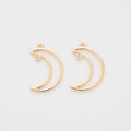 Zinc Alloy Moon Charm Pendant No.180789 for DIY Necklace Bracelet Jewelry Making view 4