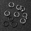 Hip Hop Street Punk Stainless Steel Ear Cuff Stud Earrings For Men Trendy Personality Style view 1