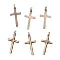 Zinc Alloy Cross Charm Pendant No.177522 for DIY Necklace Bracelet Jewelry Making view 2