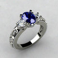 Fashion Women's Engagement Wedding Ring European American Valentine's Day Gift Hand Jewelry view 2