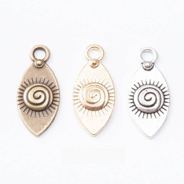 Zinc Alloy Eye Charm Pendant No.957857 for DIY Necklace Bracelet Jewelry Making