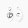 Zinc Alloy Eye Charm Pendant No.957857 for DIY Necklace Bracelet Jewelry Making view 3