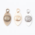 Zinc Alloy Eye Charm Pendant No.957857 for DIY Necklace Bracelet Jewelry Making view 5
