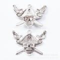 Zinc Alloy Skull Charm Pendant No.557142 for DIY Necklace Bracelet Jewelry Making view 2