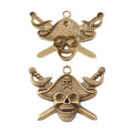 Zinc Alloy Skull Charm Pendant No.557142 for DIY Necklace Bracelet Jewelry Making view 3