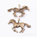 Zinc Alloy Horse Charm Pendant No.373244 for DIY Necklace Bracelet Jewelry Making view 3