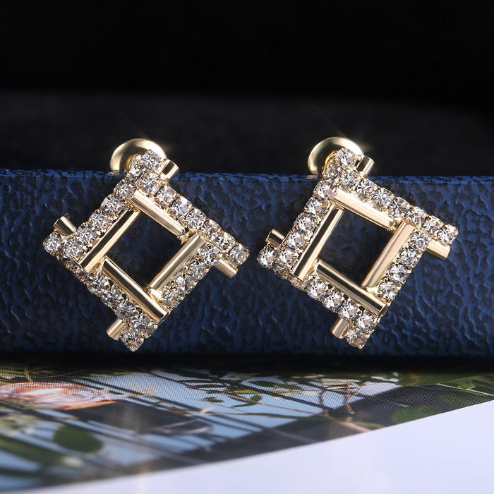 Korean Style Simple Fashion Versatile Eastern-Inspired Goddess Earrings For Women