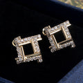 Korean Style Simple Fashion Versatile Eastern-Inspired Goddess Earrings For Women view 2