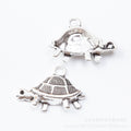 Zinc Alloy Turtle Charm Pendant No.580293 for DIY Necklace Bracelet Jewelry Making view 3