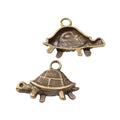 Zinc Alloy Turtle Charm Pendant No.580293 for DIY Necklace Bracelet Jewelry Making view 2