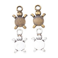 Zinc Alloy Turtle Charm Pendant No.608037 for DIY Necklace Bracelet Jewelry Making view 4