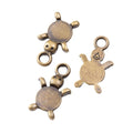 Zinc Alloy Turtle Charm Pendant No.608037 for DIY Necklace Bracelet Jewelry Making view 2