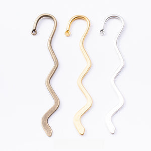 Zinc Alloy Bookmark Charm Pendant No.832460 for DIY Necklace Bracelet Jewelry Making