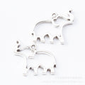 Zinc Alloy Elephant Charm Pendant No.730402 for DIY Necklace Bracelet Jewelry Making view 2