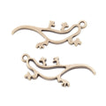 Zinc Alloy Gecko Charm Pendant for DIY Necklace Bracelet Jewelry Making view 3