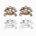 Zinc Alloy Crab Charm Pendant No.868386 for DIY Necklace Bracelet Jewelry Making view 4