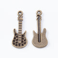 Zinc Alloy Guitar Charm Pendant No.887591 for DIY Necklace Bracelet Jewelry Making view 4