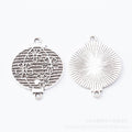Zinc Alloy Fan Charm Pendant No.803099 for DIY Necklace Bracelet Jewelry Making view 4