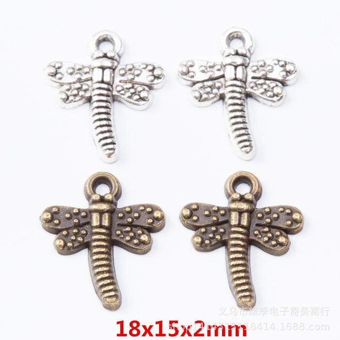 Zinc Alloy Dragonfly Charm Pendant No.901569 for DIY Necklace Bracelet Jewelry Making
