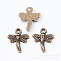 Zinc Alloy Dragonfly Charm Pendant No.901569 for DIY Necklace Bracelet Jewelry Making view 3