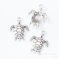 Zinc Alloy Turtle Charm Pendant No.009165 for DIY Necklace Bracelet Jewelry Making view 3