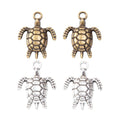 Zinc Alloy Turtle Charm Pendant No.009165 for DIY Necklace Bracelet Jewelry Making view 4