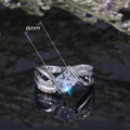 Bold Square Zircon Cocktail Ring Unisex European American Fashion Finger Jewelry view 5