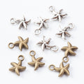Zinc Alloy Starfish Charm Pendant No.481419 for DIY Necklace Bracelet Jewelry Making view 4