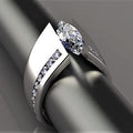 Fashion Marquise Zircon Women's Ring European American Hot Selling Hand Jewelry view 3