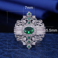 European Vintage Palace Style Copper Ring For Women Fashion Jewelry Accessories view 5