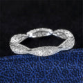 Simple Hollow Floral Unisex Ring Trendy Versatile Finger Jewelry For Cross Border view 2