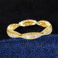 Simple Hollow Floral Unisex Ring Trendy Versatile Finger Jewelry For Cross Border view 1