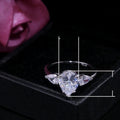 European American Pear Shape Teardrop Cubic Zirconia Sparkle Ring For Women Engagement Jewelry view 5