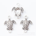 Zinc Alloy Turtle Charm Pendant No.974679 for DIY Necklace Bracelet Jewelry Making view 3