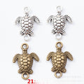 Zinc Alloy Turtle Charm Pendant No.974679 for DIY Necklace Bracelet Jewelry Making view 1