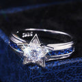 Korean Style Star Finger Ring Creative Fresh Fashion Women's Ring Pinky Jewelry view 2