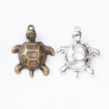 Zinc Alloy Turtle Charm Pendant for DIY Necklace Bracelet Jewelry Making view 1