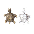Zinc Alloy Turtle Charm Pendant for DIY Necklace Bracelet Jewelry Making view 4