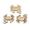 Zinc Alloy Crab Charm Pendant for DIY Necklace Bracelet Jewelry Making view 3