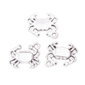 Zinc Alloy Crab Charm Pendant for DIY Necklace Bracelet Jewelry Making view 4