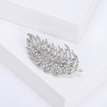Alloy Hollow Leaf Brooch Pin For Elegant Clothing Accessories view 5