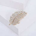 Alloy Hollow Leaf Brooch Pin For Elegant Clothing Accessories view 4