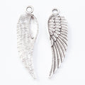 Zinc Alloy Wing Charm Pendant No.444505 for DIY Necklace Bracelet Jewelry Making view 3
