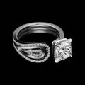 Fashion Geometric Line Open Ring For Women Personalized European American Finger Jewelry view 2